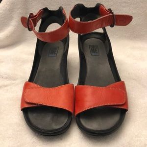Fancy Me by Wolky Sandals Leather Upper Sz 39